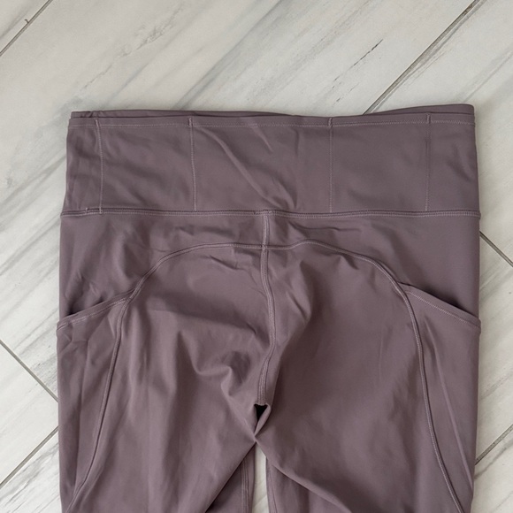 Lululemon Lavender High-Waisted Leggings Size 10 - Picture 6 of 7